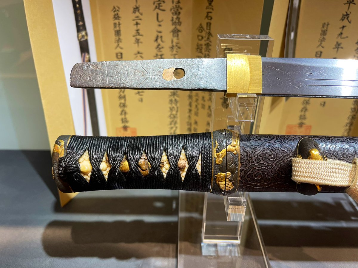 桜樹塗り短刀拵え　合法品 桜樹塗り短刀拵え 合法品 桜樹塗り短刀拵え合法品