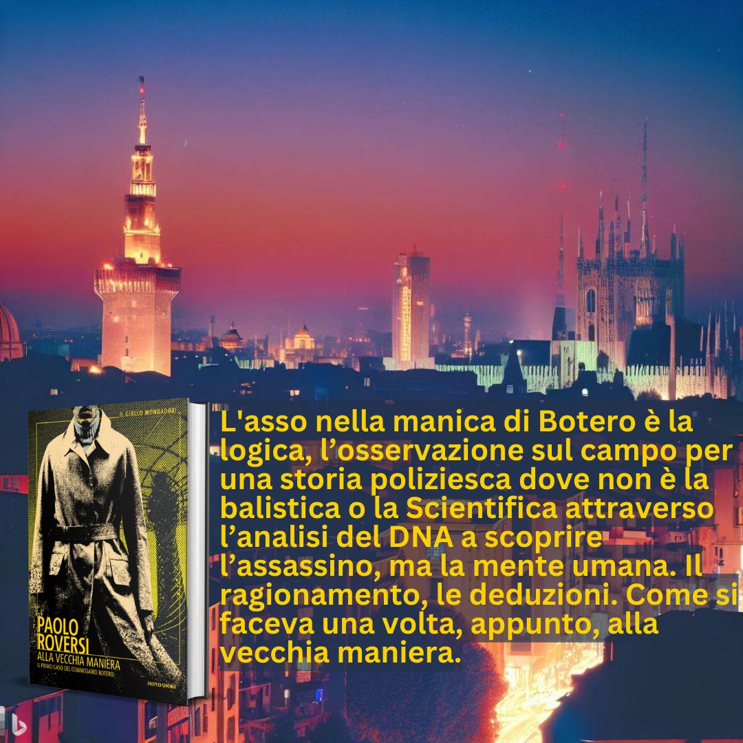 Un giallo dove non è la balistica o la Scientifica attraverso l’analisi del DNA a scoprire l’assassino, ma la mente umana. Il ragionamento, le deduzioni. Come si faceva una volta, appunto, #AllaVecchiaManiera.
#paoloroversi #botero #nuovoromanzo #milano
 amzn.to/42K0Pk5