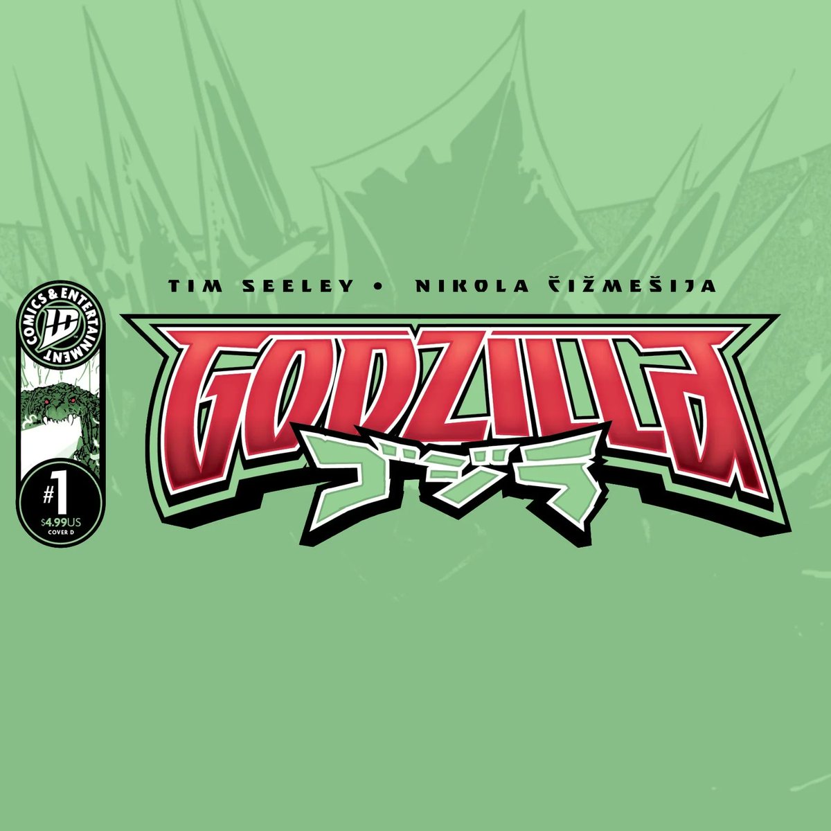 Godzilla_Toho's tweet image. 🫢 SPOILER CITY! Get ready for Godzilla #1 on 7/23 from @idwpublishing with our exclusive interview with writer Tim Seeley & editor Jake Williams to learn what its HUGE reveal means for the future of the Kai-Sei Era! ow.ly/oKMt50WsRRy