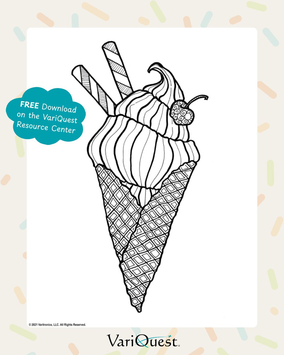 🍦Yesterday was National Ice Cream Day🍦 As a VariQuest customer, celebrate by heading to the VariQuest Resource Center and downloading our FREE Ice Cream Coloring Page. Enjoy! hubs.ly/Q03xKsrK0