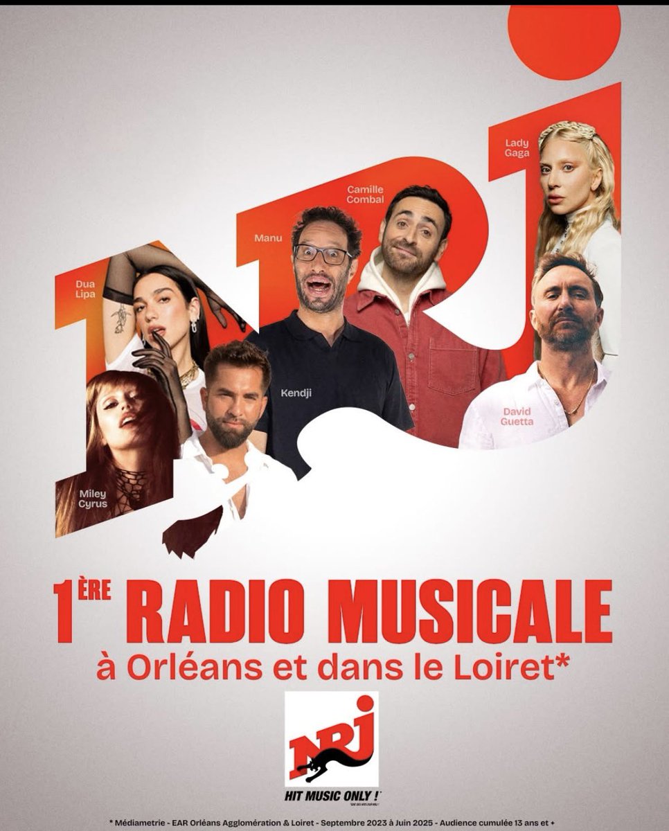 benoit_biard's tweet image. NRJ est en forme à Orléans et sur le Loiret . Bravo à eux .
Nostalgie obtient la seconde place des radios musicales dans ce même département.