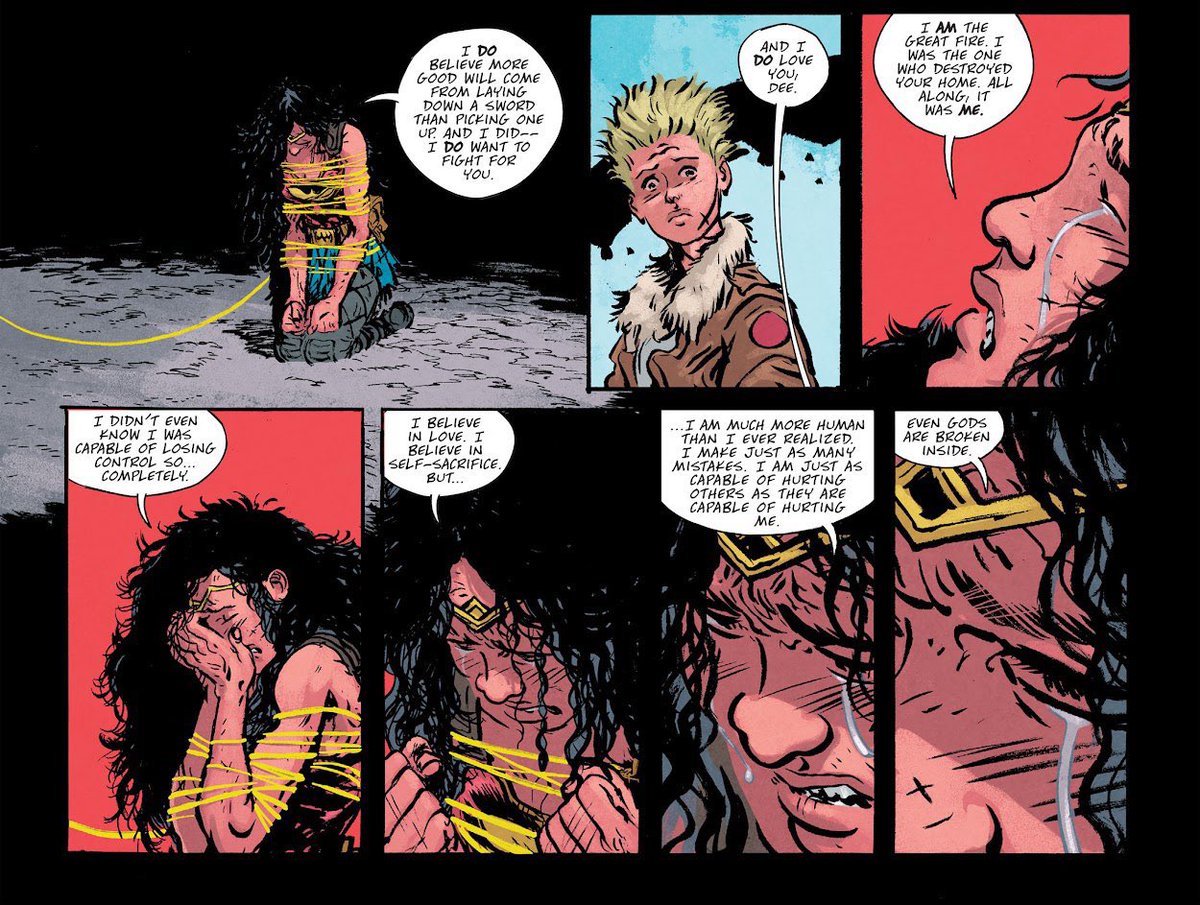 THEMYSCIRALORE's tweet image. I’m begging for a DCU Wonder Woman that isn’t written as a one-note warrior woman trope