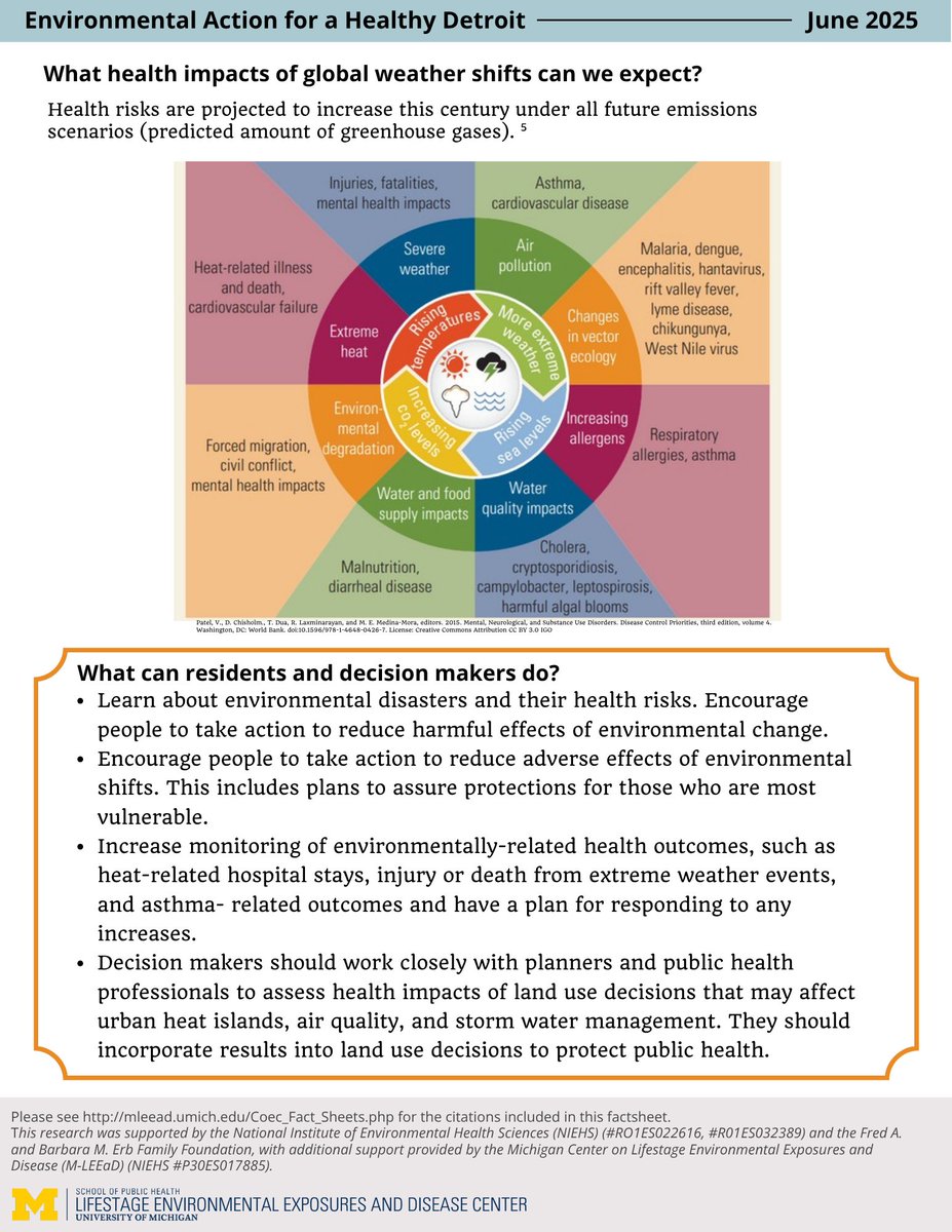 How can Detroit prepare for future extreme weather events? Our fact sheet has suggestions for improvements we can make, check it out here: bit.ly/3TNacxj