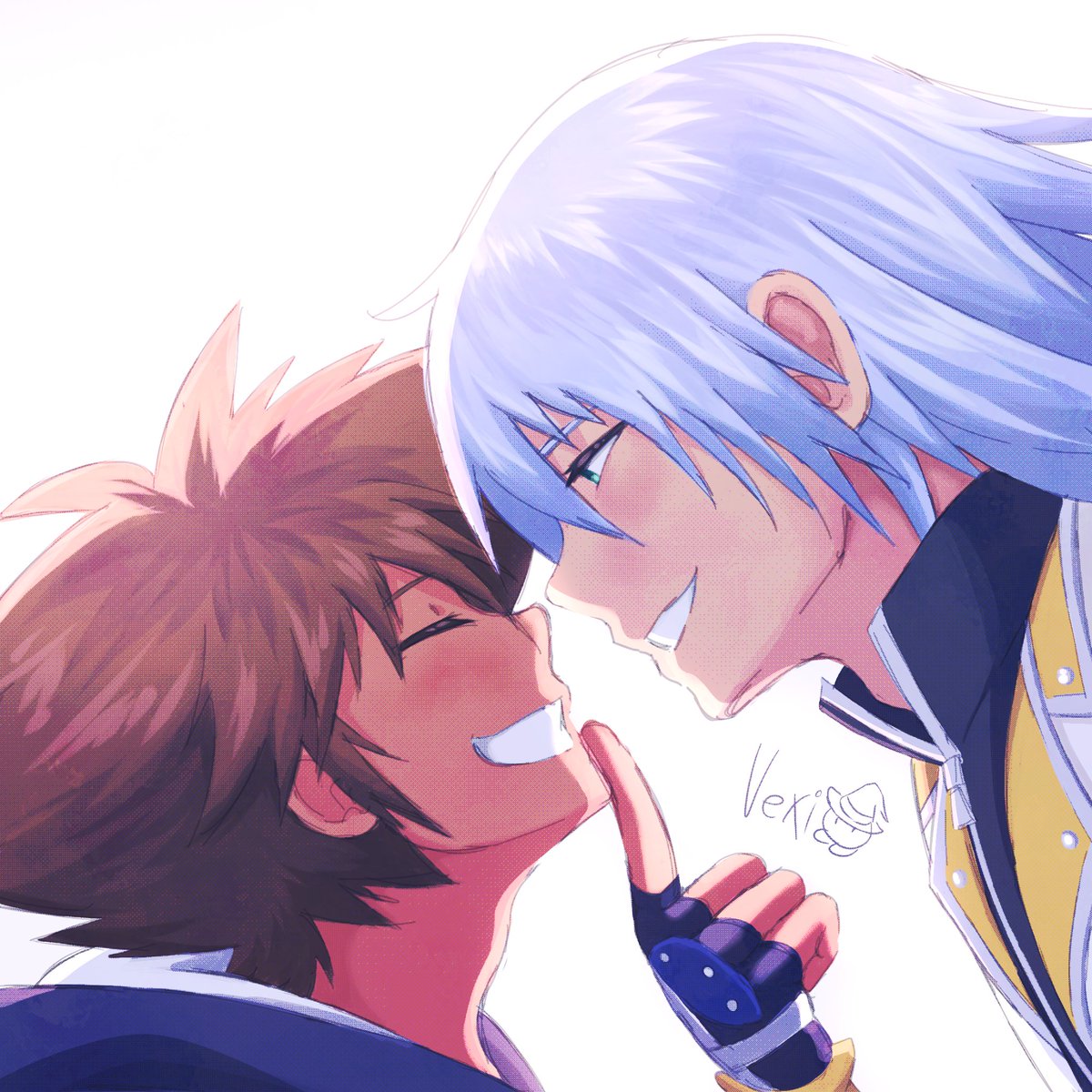 vexianized's tweet image. Vex posting Soriku art in the big 2025???