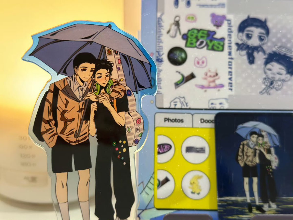 raye_0102's tweet photo. It’s my dear friend!!!🧚‍♀️ She prepared the cutest stuff for the fan meeting 😭😭😭 just look at these!!

#PideNew #ไป๊ปนิว
#Gelboys 
#GELBOYS_CloseFanMeeting
#GELBOYSCloseFanMissing https://t.co/w7HK1fdotz