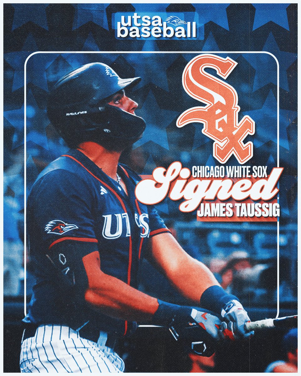 UTSABSB's tweet image. Taussig inks with the White Sox! 🖋️
#BirdsUp🤙 | #LetsGo210