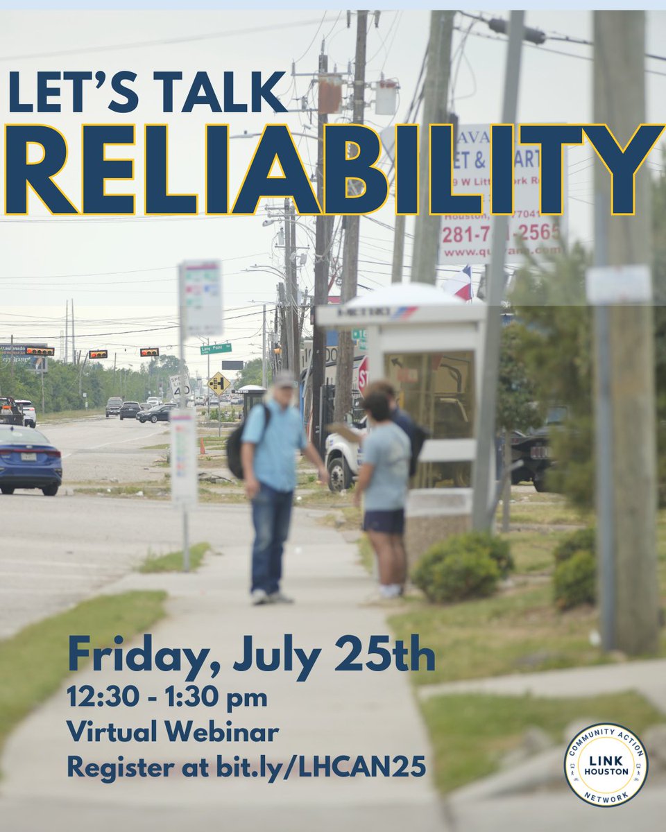 LINK Houston (@link_houston) on Twitter photo Raise your hand if you've ever been personally victimized by a bus not showing up when its scheduled. ✋ 
Join us Friday to learn how to advocate for a METRO budget that works; budget that prioritizes a Frequent, Reliable bus network. Register at bit.ly/LHCAN25 Raise your hand if you've ever been personally victimized by a bus not showing up when its scheduled. ✋ 
Join us Friday to learn how to advocate for a METRO budget that works; budget that prioritizes a Frequent, Reliable bus network. Register at bit.ly/LHCAN25