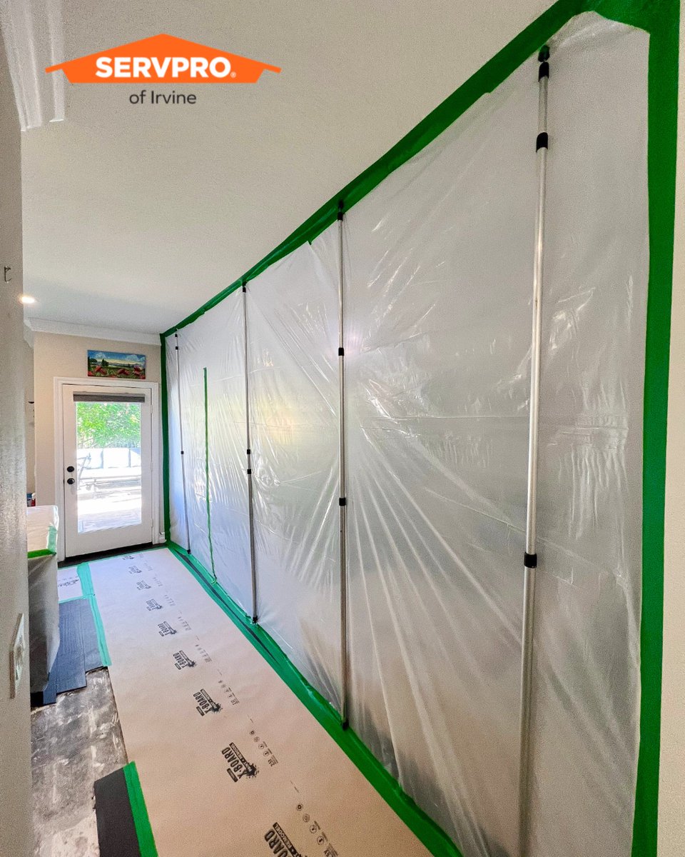 We contain the damage and restore your home to looking even better than before! #SevproIrvine