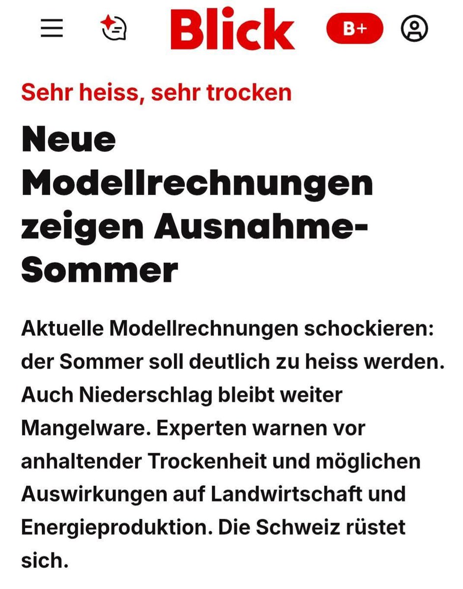 awakenwithpete's tweet image. Was den Mainstream Medien wie dem @Blickch nicht passt, nämlich ein KÜHLER JULI, wird einfach zurechtgeschwurbelt. Lief schon bei #Corona so. Wer das noch ernst nimmt, hat kein Hirn. #Klimakatastrophe