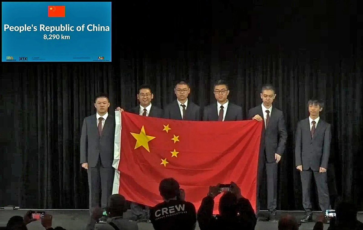 Ma_WuKong's tweet image. 🇨🇳 China ha vuelto a ganar la Olimpiada Internacional de Matemáticas.
🇺🇸 Los chinos de Estados Unidos quedaron segundos.