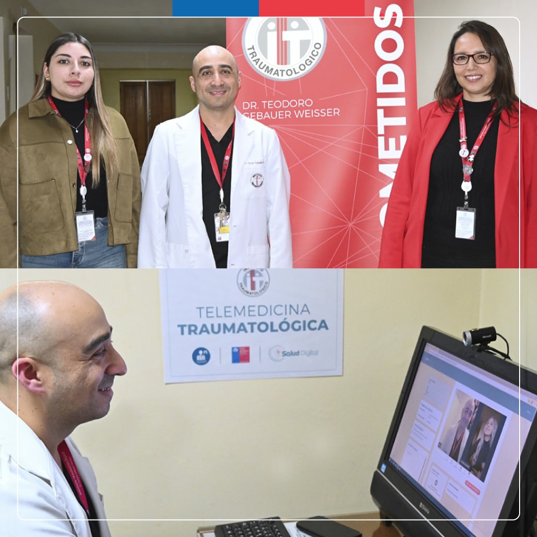 Salud Digital / Hospital Digital (@hospitaldigital) on Twitter photo 📲🙌 El <a href="/ITraumatologico/">Traumatologico</a> y el Servicio de <a href="/SaludOccidente/">Servicio de Salud Occidente</a> comenzaron sus atenciones en oncología ortopédica vía telemedicina.
Pacientes de regiones ahora pueden hacer sus controles sin viajar largas distancias, mejorando su calidad de vida y acceso a tratamiento. 📲🙌 El <a href="/ITraumatologico/">Traumatologico</a> y el Servicio de <a href="/SaludOccidente/">Servicio de Salud Occidente</a> comenzaron sus atenciones en oncología ortopédica vía telemedicina.
Pacientes de regiones ahora pueden hacer sus controles sin viajar largas distancias, mejorando su calidad de vida y acceso a tratamiento.