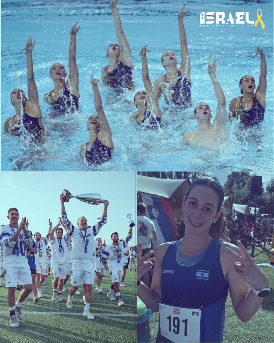 IsraelinUSA's tweet image. Israeli athletes ON TOP:
🥍 2025 European Men’s Lacrosse Champions. @Israel_Lacrosse
🏊♀️ World Aquatics Championships Finals.
🗺️ European Youth Orienteering Champion. #OfriYaakobi