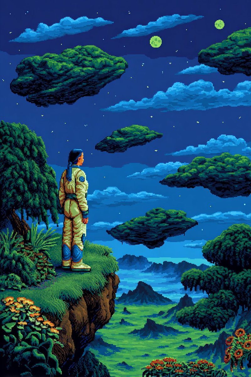 gizakdag's tweet image. Blended 3 srefs to create this style
Asked ChatGPT to help craft a prompt
Generated some images with Midjourney, picked my favorite
Turned it into a video with Midjourney