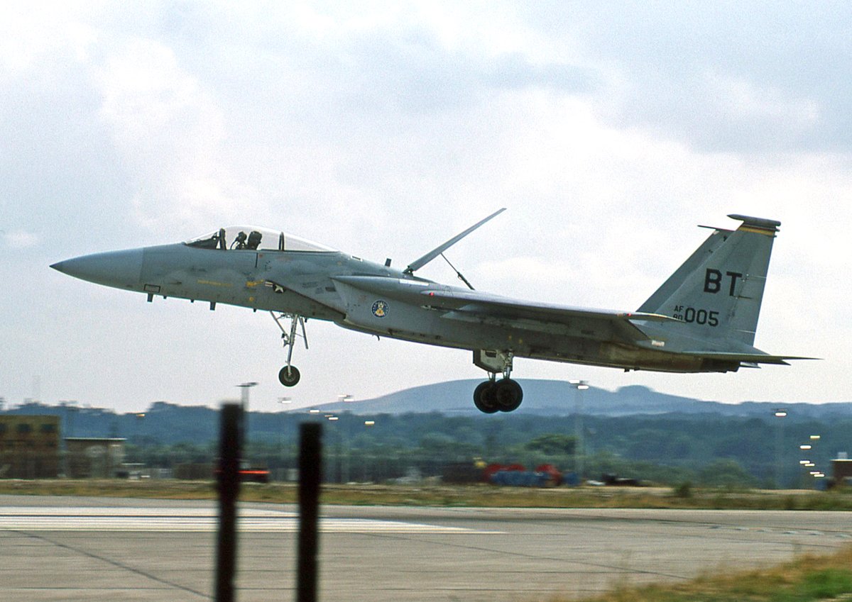 09Runway's tweet image. McDonnell Douglas F-15C Eagle 80-0005 BT.