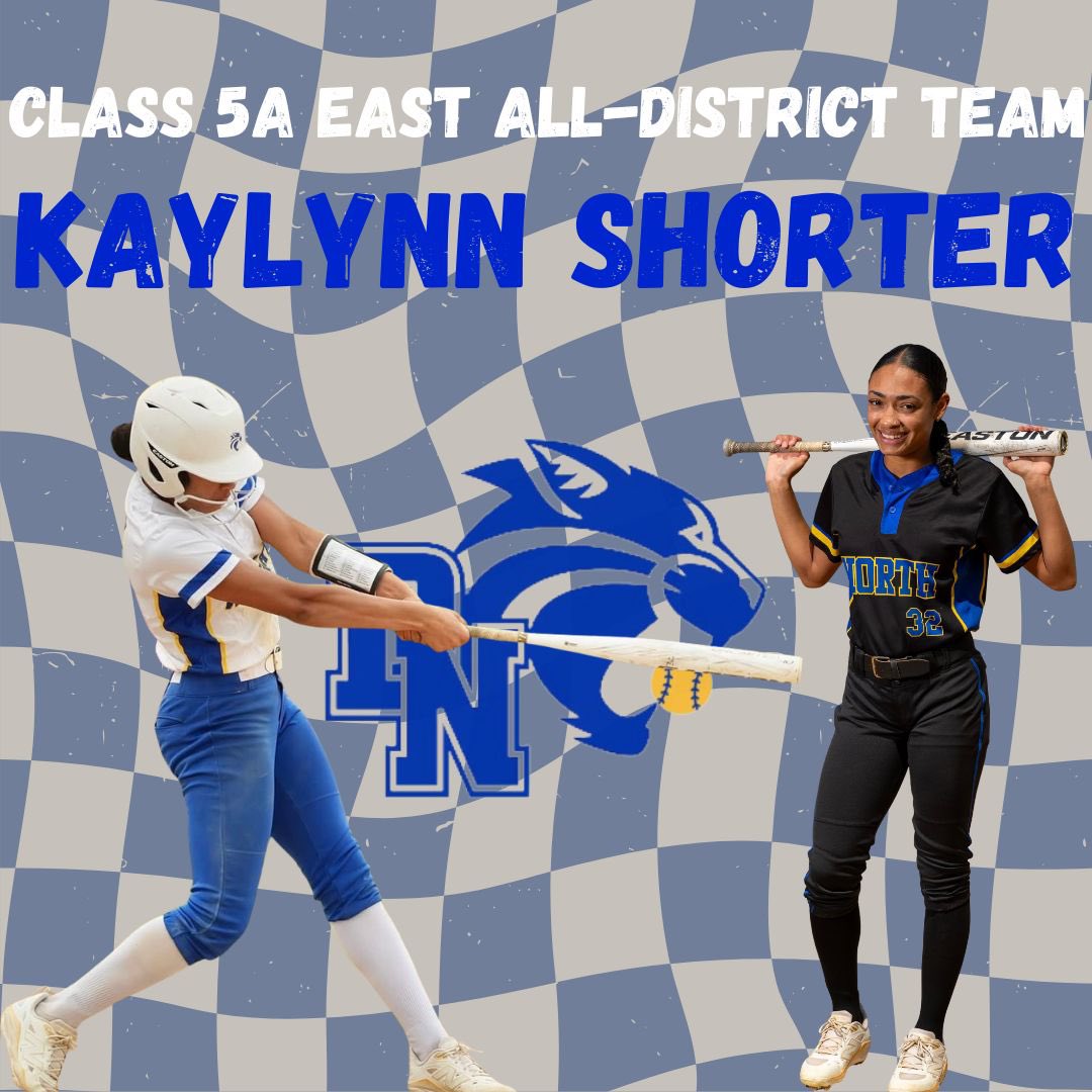 Congrats to Kaylynn Shorter for being named to the Class 5A East All-Dsitrict Team! Kaylynn finished the season leading the team with a .508 batting average, .536 on base percentage, 65 hits, and 50 RBIs! She also hit 9 home runs this year!💪🏼🐯