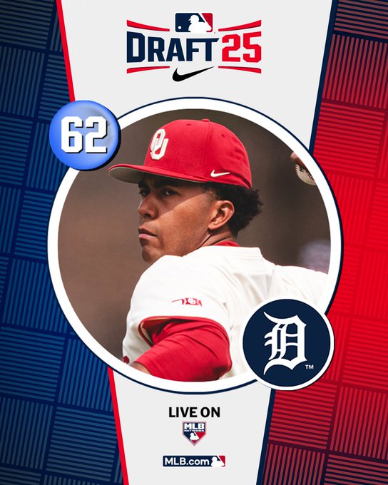 2nd-rder Malachi Witherspoon signs w/@Tigers for $1,451,200 (slot 62 value). <a href="/OU_Baseball/">Oklahoma Baseball</a> RHP, fastball to 99 mph, quality low-80s curveball, tighter upper-80s slider, intriguing upside. Twin brother Kyson went 15th overall to <a href="/RedSox/">Red Sox</a>. <a href="/MLBDraft/">MLB Draft</a>