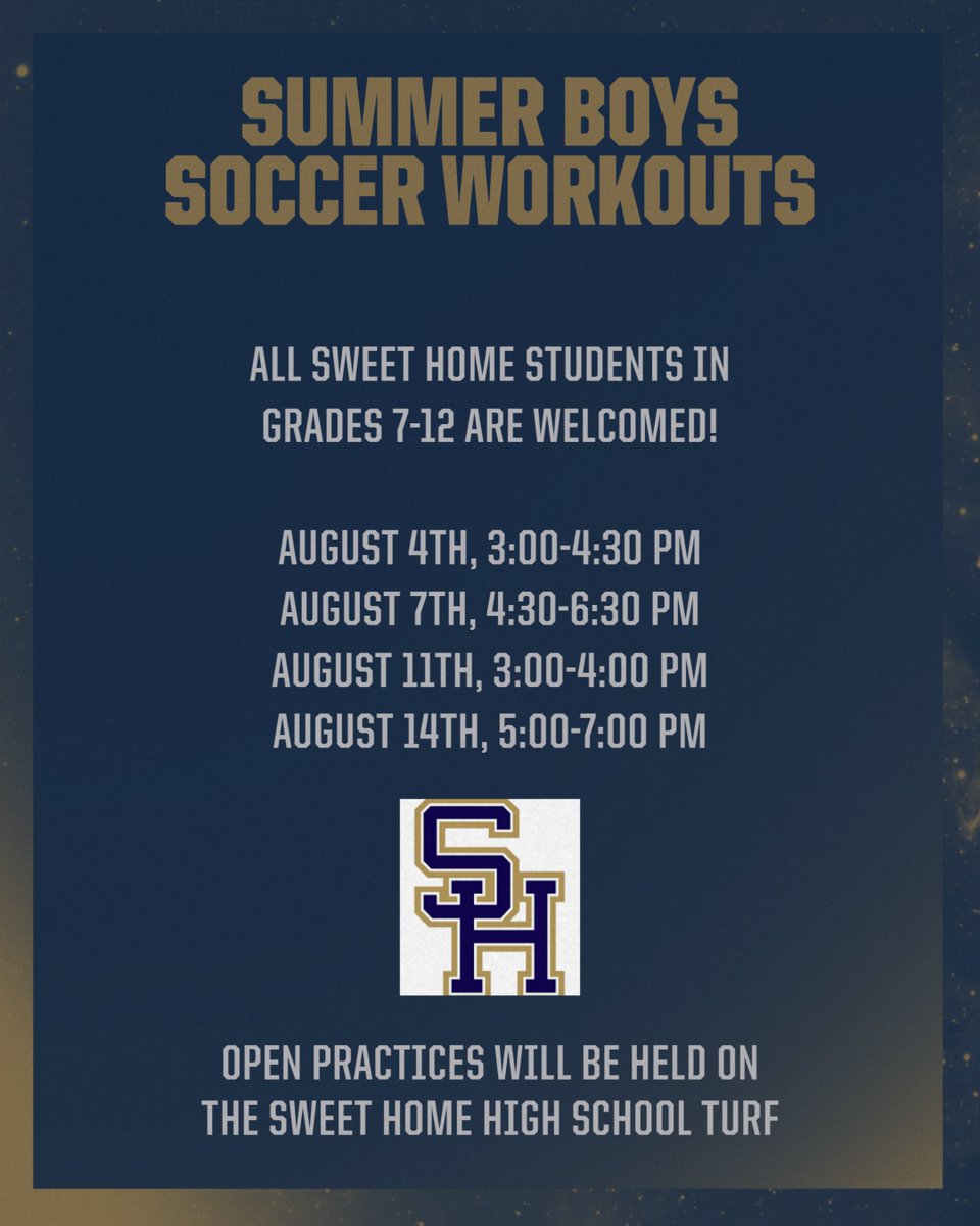 SHCSDAthletics's tweet image. Attention students in grades 7-12 interested in our boys soccer program. Coach Kayembe and Coach Prisco will be hosting open practices to get ready for the season.