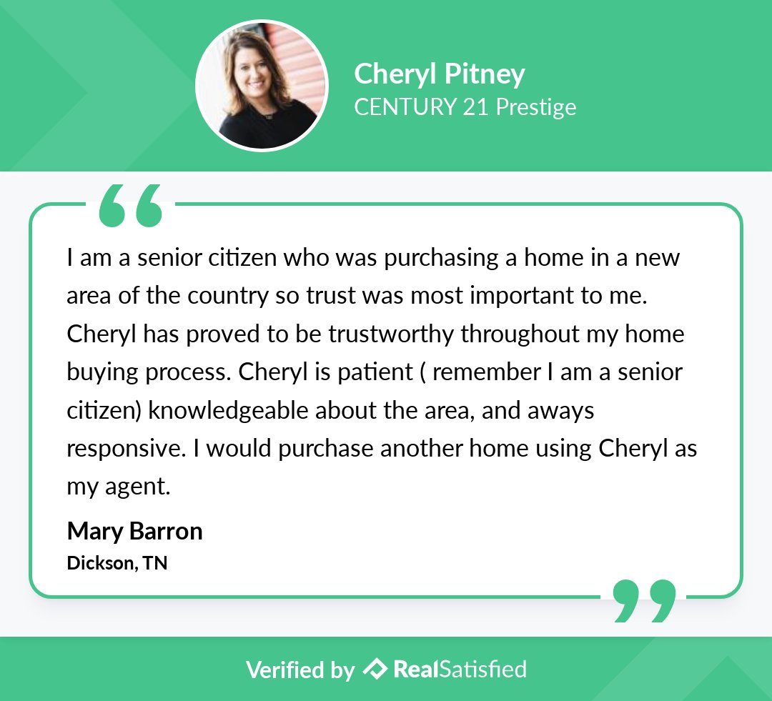 realsatisfied.com/Cheryl-Pitney via <a href="/realsatisfied/">RealSatisfied</a>
