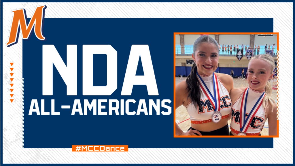 McLennanSports's tweet image. MCC Dance is off to a great start, bringing home all the awards from NDA camp!
~1st in Game Day
~1st in Team Dance
~ 2 All Americans: Emma Howell & Reyna Gold
~ Gold-paid bid to Nationals 2026
~ Dorthy Herkimer Award for leadership, values & teamwork
#ContinuingTheLegacy
