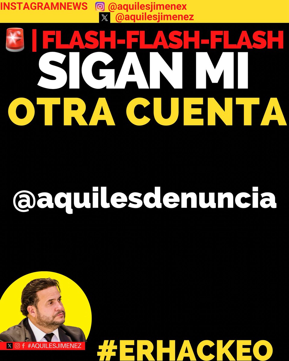 Aquiles Jimenez (@aquilesjimenez) on Twitter photo En estos momentos estoy siendo hackeado por el hermano de <a href="/luisabinader/">Luis Abinader</a> y su centro en el edificio haché y su oficina de Robles en Piantini donde tienen sus campamento de bots y Call center .
Ya saben cuando desactiven la cuenta de Instagram nos encontramos en <a href="/aquilesdenuncia/">Aquiles Jimenez Fernandez</a> En estos momentos estoy siendo hackeado por el hermano de <a href="/luisabinader/">Luis Abinader</a> y su centro en el edificio haché y su oficina de Robles en Piantini donde tienen sus campamento de bots y Call center .
Ya saben cuando desactiven la cuenta de Instagram nos encontramos en <a href="/aquilesdenuncia/">Aquiles Jimenez Fernandez</a>