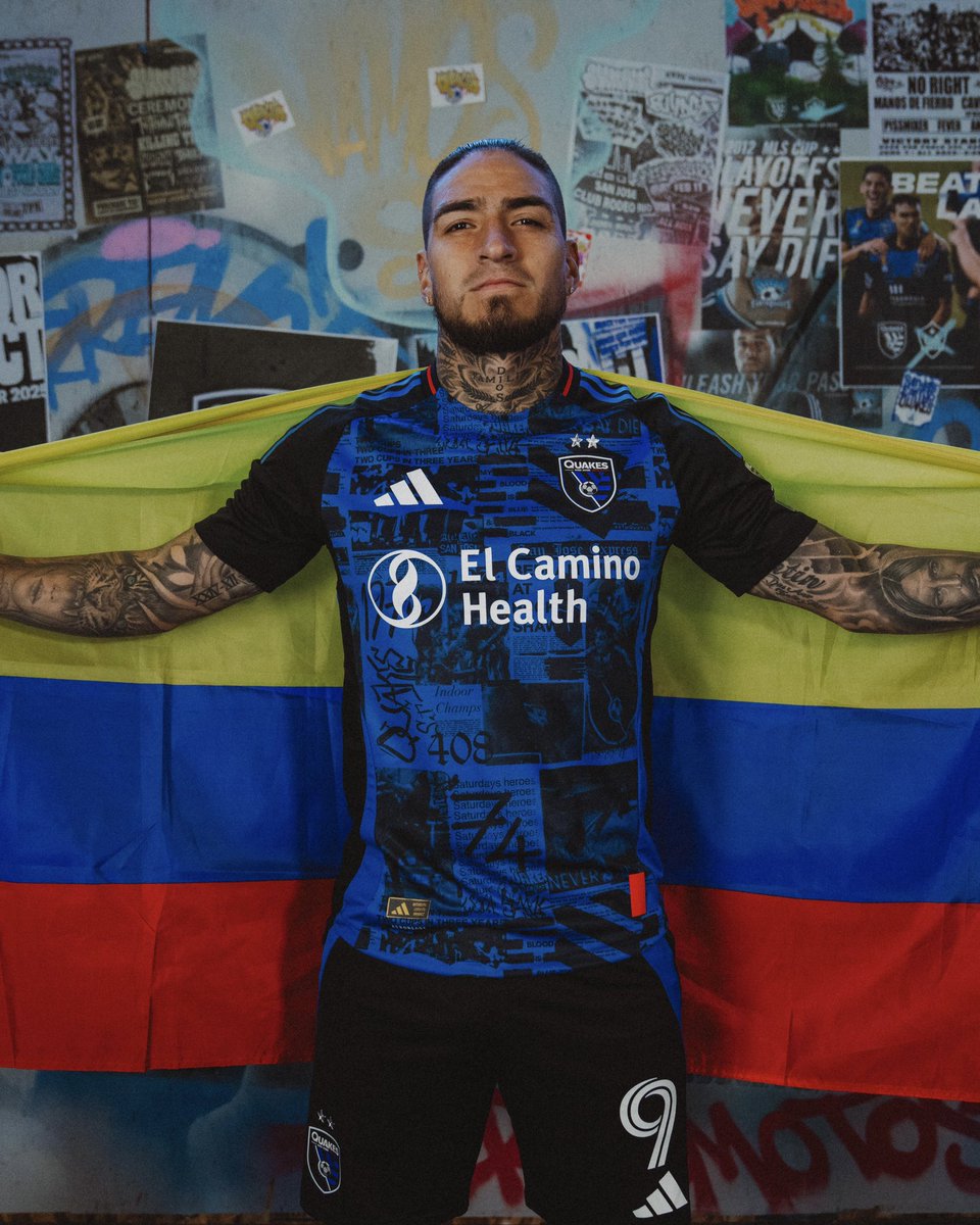 SJEarthquakes's tweet image. Esperamos que todos hayan tenido un feliz Día de la Independencia de Colombia! 🇨🇴
Un fuerte abrazo para todos los colombianos, especialmente para nuestro delantero @Chichoarango 💛💙❤️
