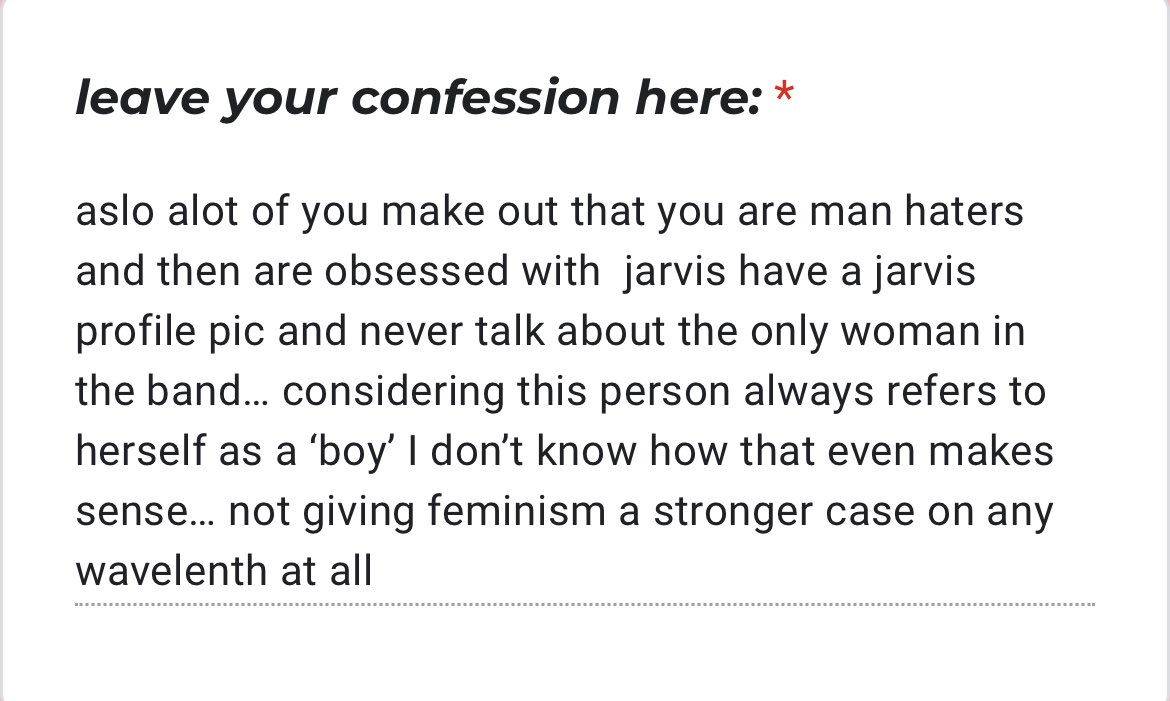 PulpConfessions's tweet image. Honestly what are you actually even talking about
