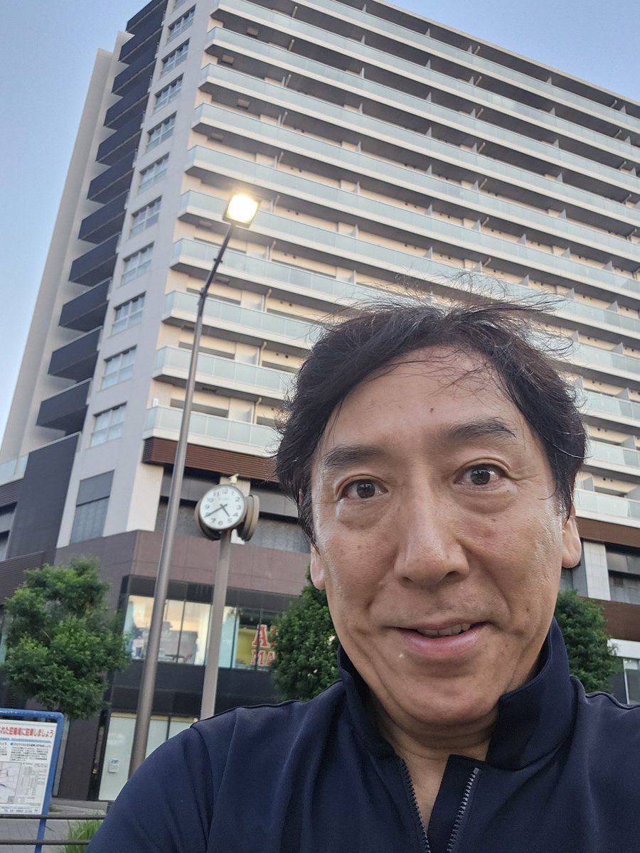 おはようございます！2025.7.22(火)
4:30am.石神井公園駅セット完了✊さあ、立て直しだ🎌
