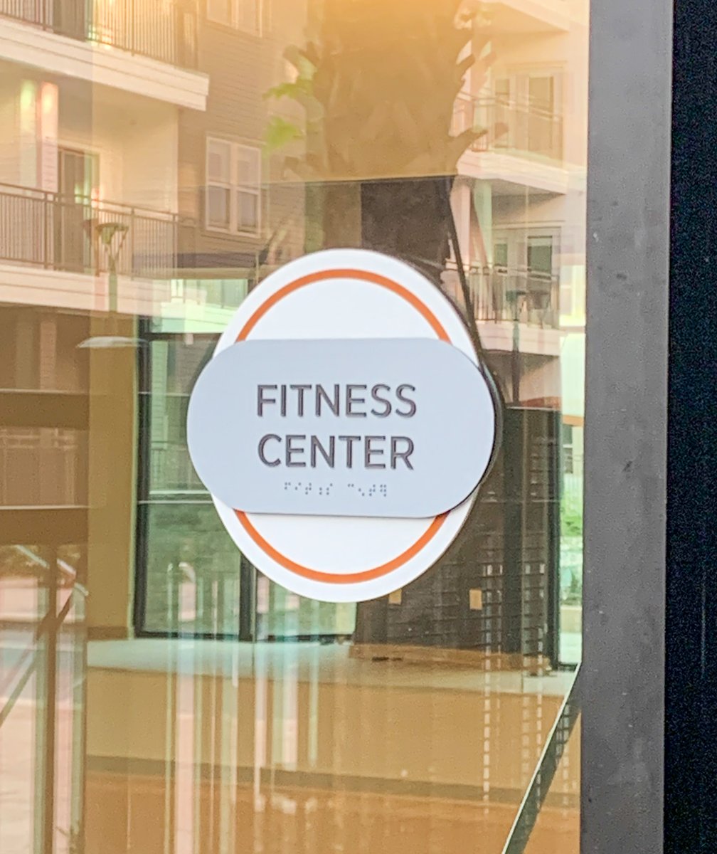 Take a look at this sign package we designed, fabricated, and installed for Alta Sunset Heights. From the branding to the functionality, it’s all in the details! Browse through our signage page for more inspiration: 2020exhibits.com/signage/ #2020Exhibits #ADASignage