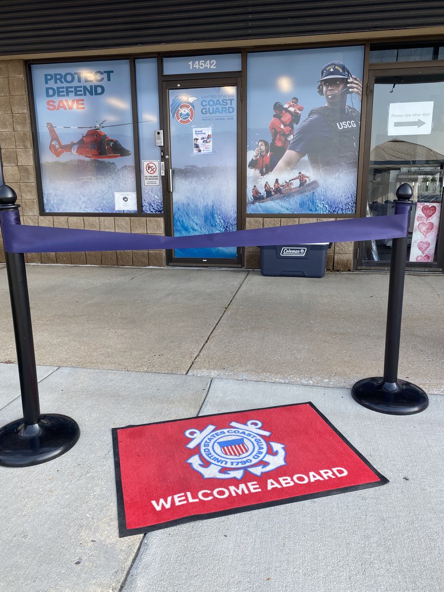 USCG's tweet image. Building the future force! Saturday, @USCG opened its newest recruiting office in Omaha, Nebraska.
As we modernize our assets and capabilities through historic investment, we are also modernizing how and where we recruit – ensuring we’re reaching the best talent in communities…