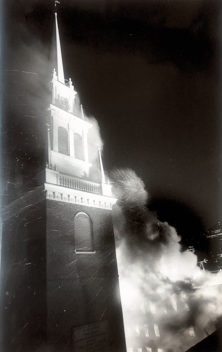 OldNorth1723's tweet image. In July of 1978, there was a 5-alarm fire at an apartment building next to Old North Church. Firefighters acted quickly to protect the church, and fortunately, our historic landmark was spared.