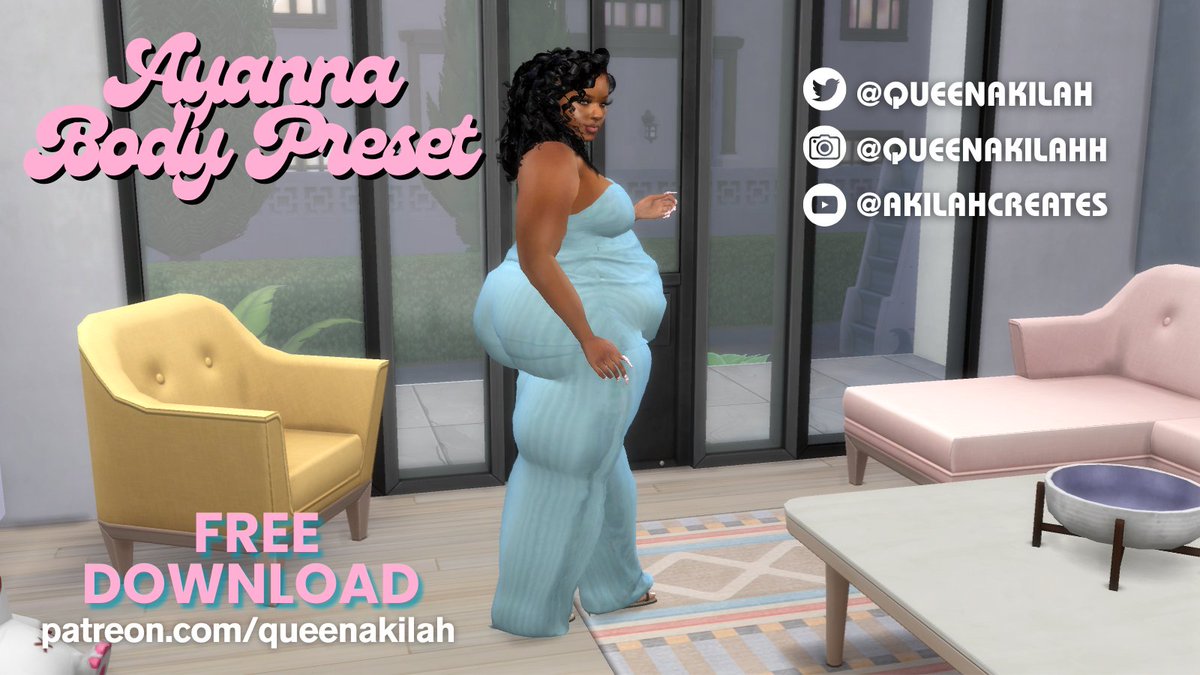 queenakilah's tweet photo. These plus-size body presets are now public on my patreon! ✨
🔗https://t.co/EgNBqz2I1s https://t.co/h9uwiezGXS