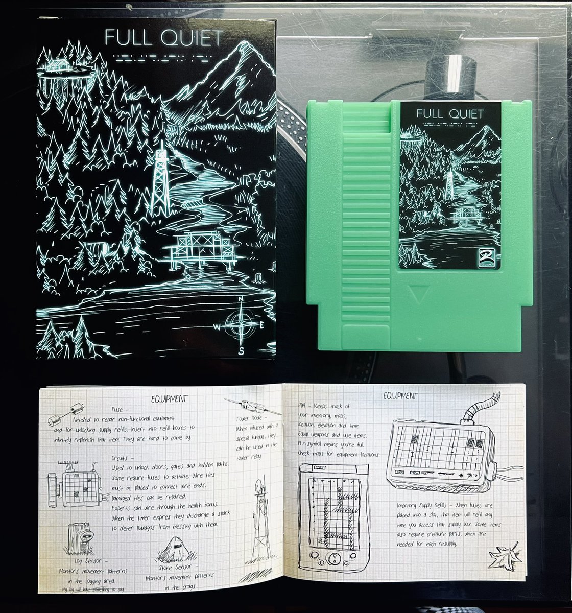 Just picked up the homebrew game FULL QUIET for the NES. Glad I was able to get a physical copy👌Game looks fantastic