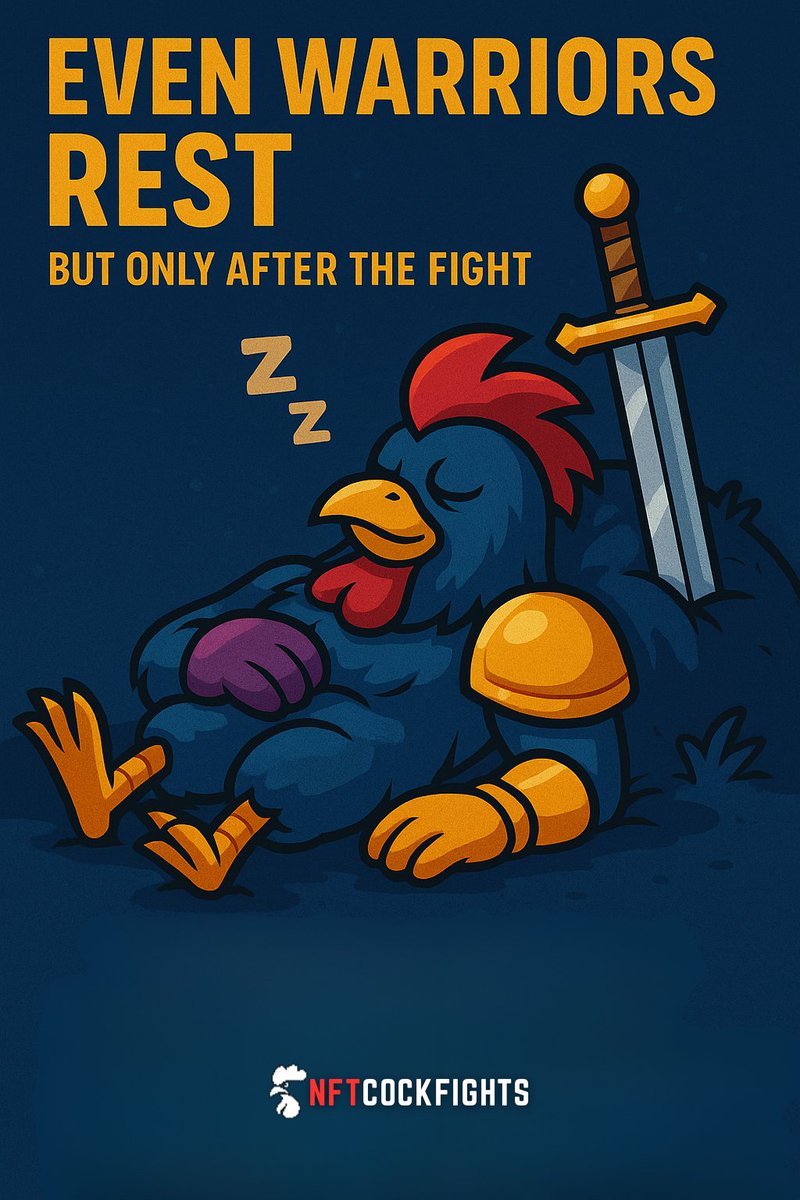 Even warriors rest.
But only after the fight.

Today?
Some cocks won.
Some cocks learned.
But either way — the arena knows your name.

Rest easy champs. Tomorrow, we throw hands again.