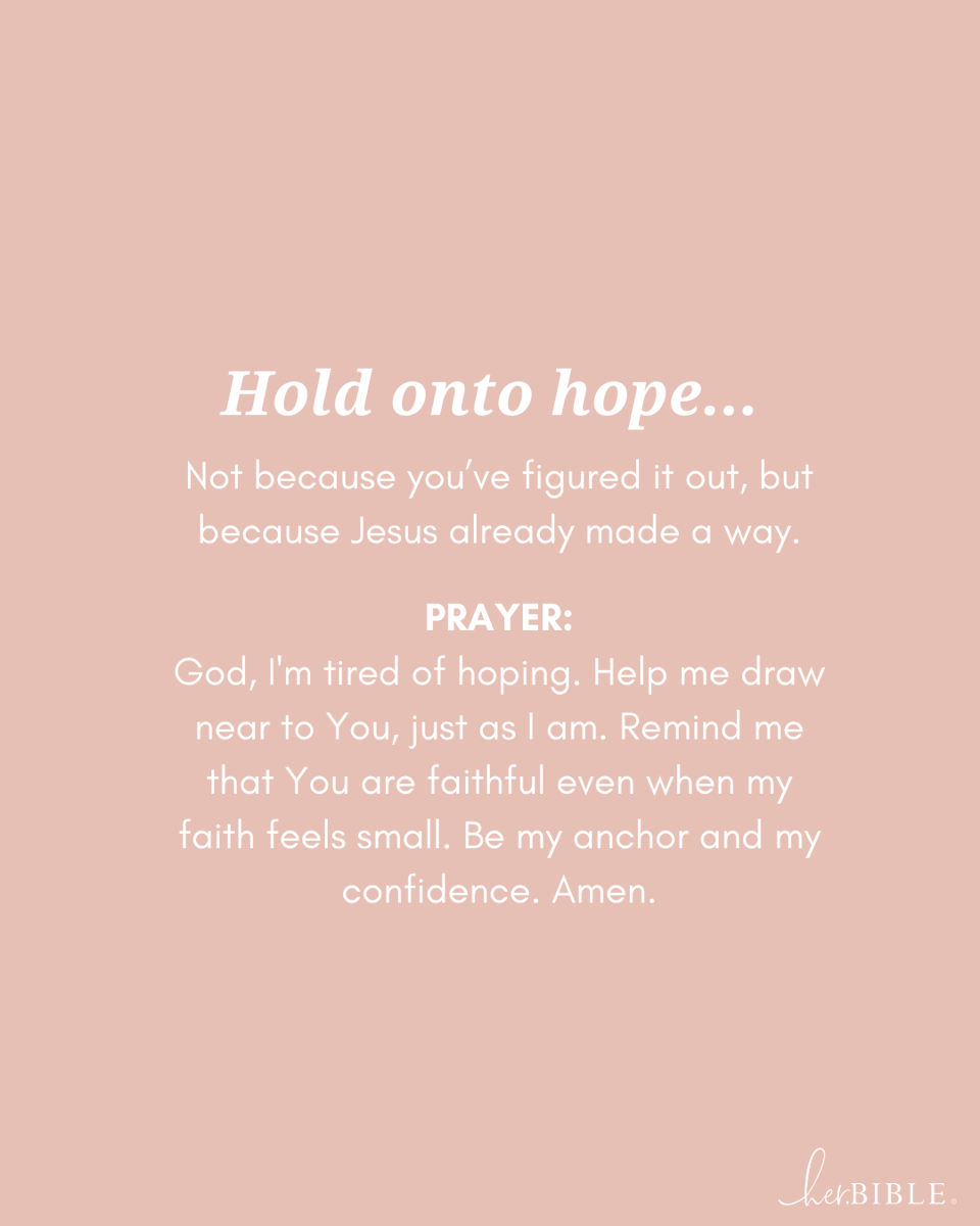herbibleaudio's tweet image. Summer’s here but maybe your soul still feels heavy. The book of Hebrews tells us about a better hope. Not a stronger version of ourselves. True hope is found in Jesus. He is our anchor. (Hebrews 7:19, 10:23, 6:19)

#tiredofwaiting #unansweredprayers #losthope #dailyencouragement