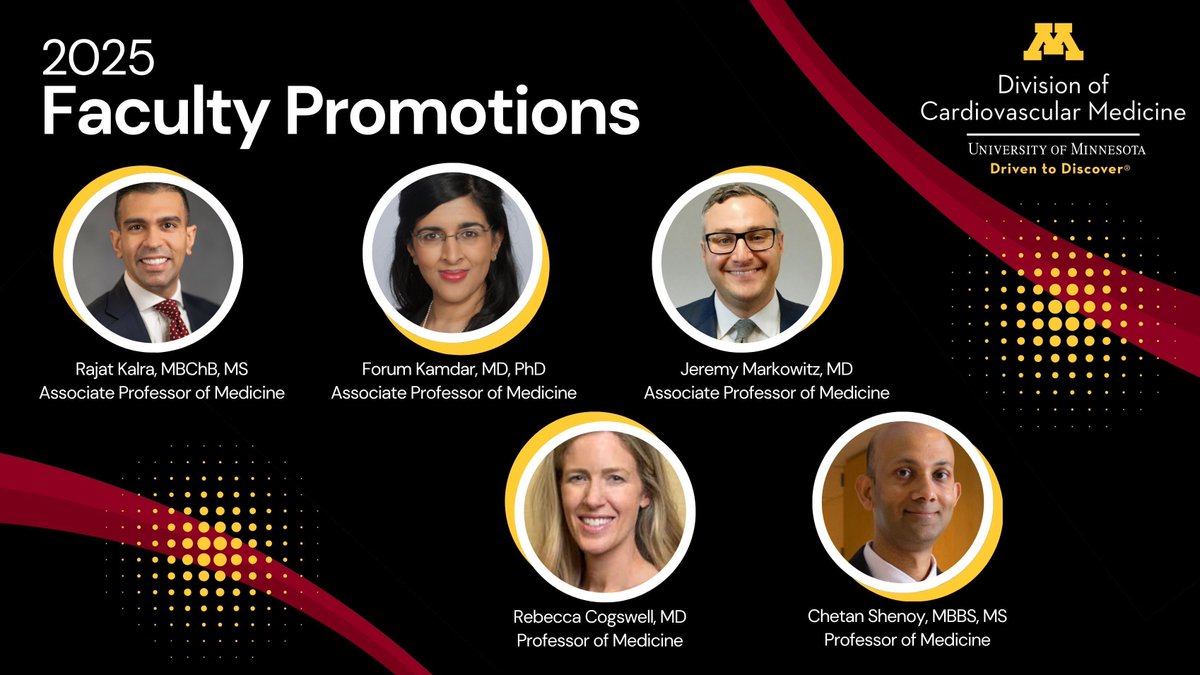 Lillehei Heart Institute (@lilleheihrt) on Twitter photo Please join us in congratulating faculty members on their recent promotions. We are grateful for their continued contributions to education, research, and clinical care. #UMNheart Please join us in congratulating faculty members on their recent promotions. We are grateful for their continued contributions to education, research, and clinical care. #UMNheart
