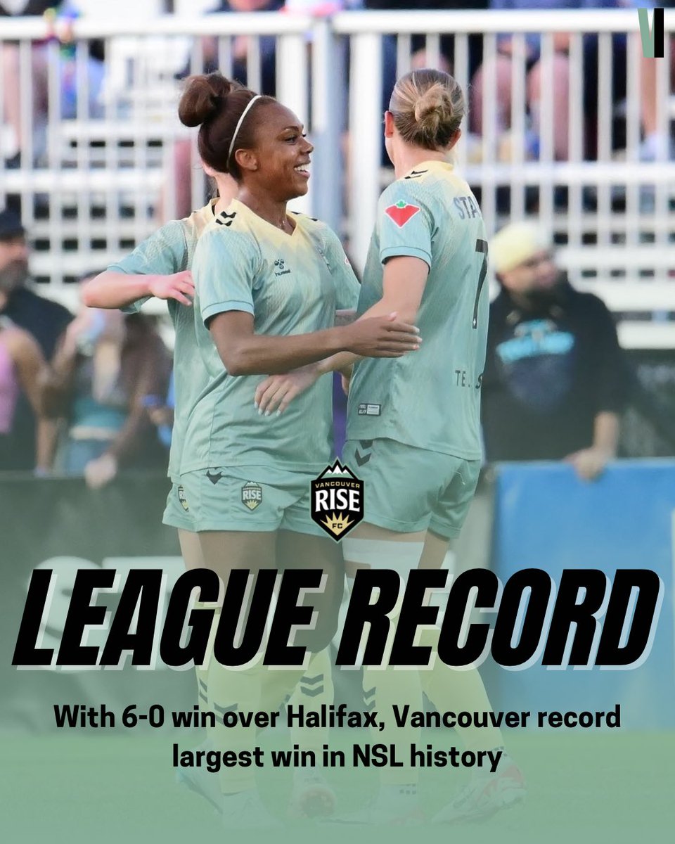 Van_Insider's tweet image. ⛰️ Record Breakers ⚽️

After the Vancouver Rise grabbed a 6-0 win during the weekend against the Halifax Tides, they have the record for the largest win in NSL history

The Rise are also the first ever side to score more than 5 goals in a single match!