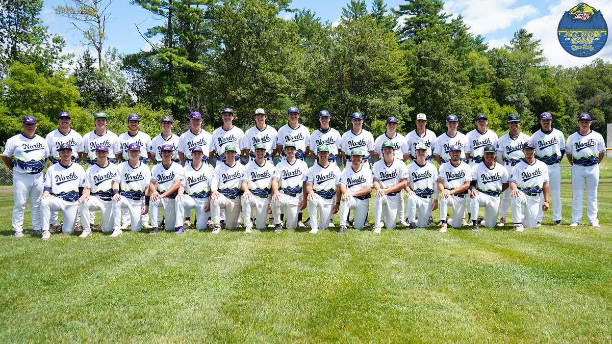 TheNECBL's tweet image. 🧵 NEW THREADS 🧵
The North & South Divisions showing out in the fresh threads for ASG! 😀
Who you got? North or South?
Live coverage from White River Junction on ESPN+ starts at 5pm!!
#NECBL #TheNewEnglandLeague
