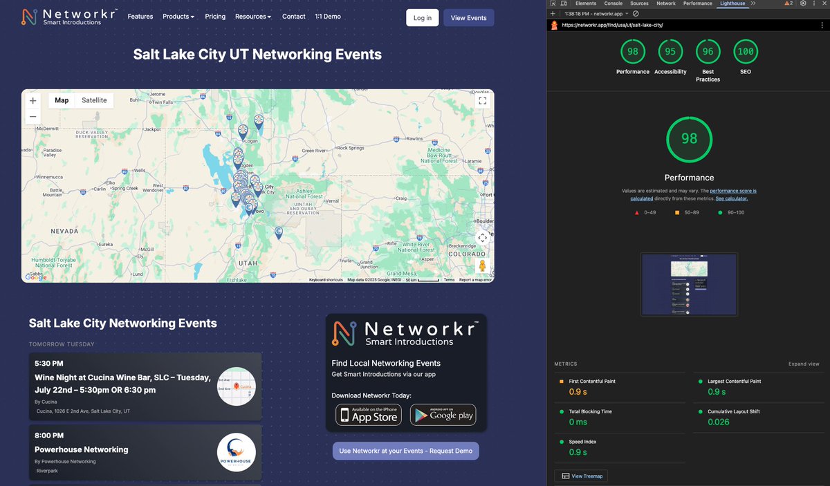 Been working on our new website:
networkr.app

It’s getting top scores!