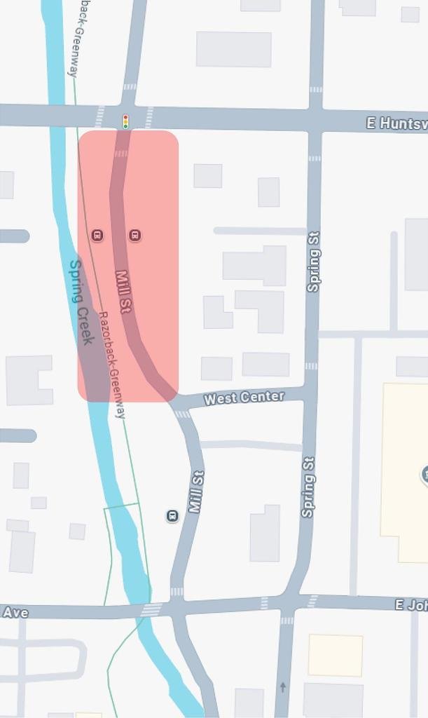 Road Closure: 

Mill St from W Huntsville Avenue to W Center will be closed from 10:30am until completion for concrete work.  Please see attached map for more information.