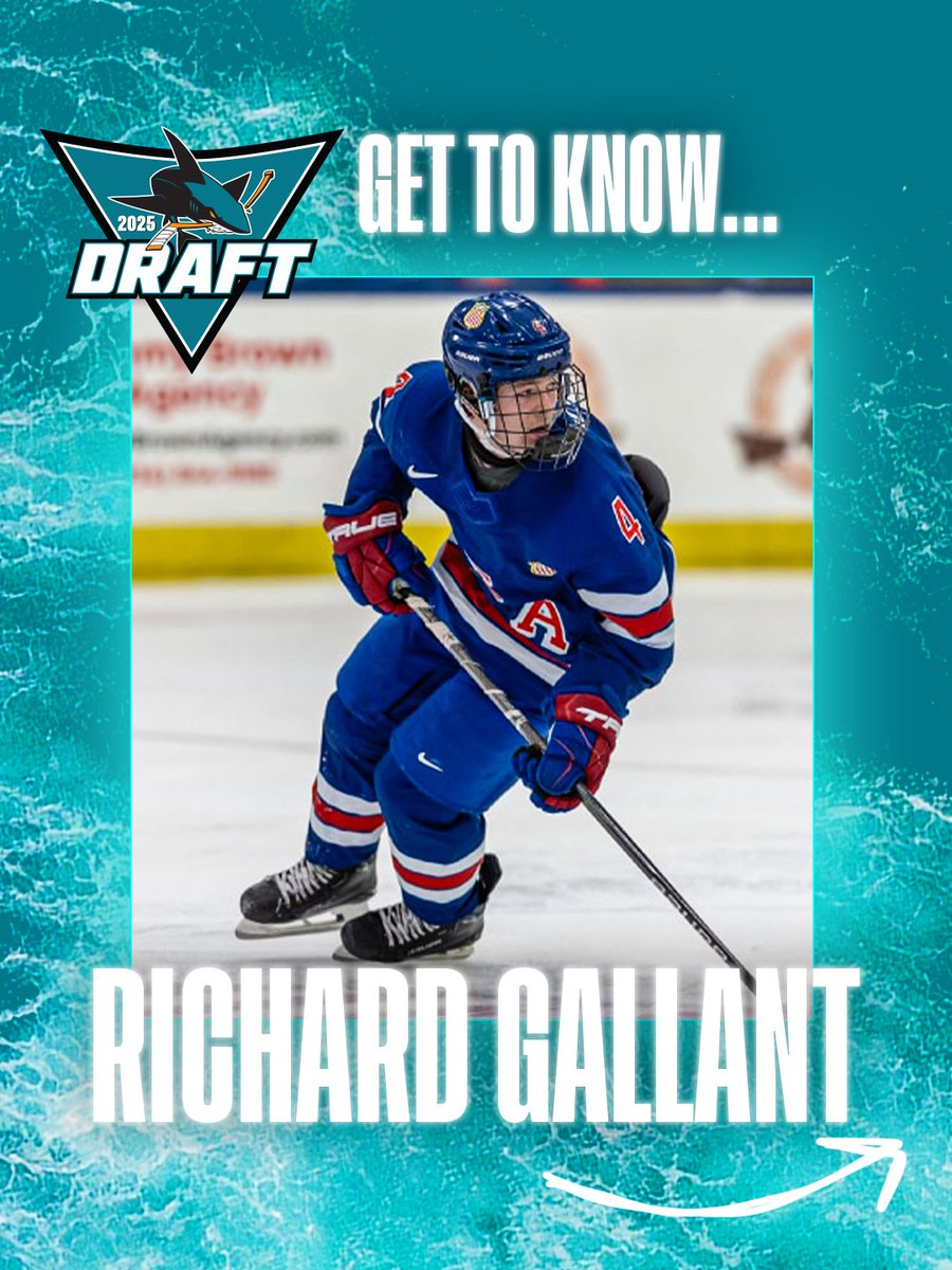 SanJoseSharks's tweet image. Rounding out the Sharks 2025 draft class, meet Richard 👇