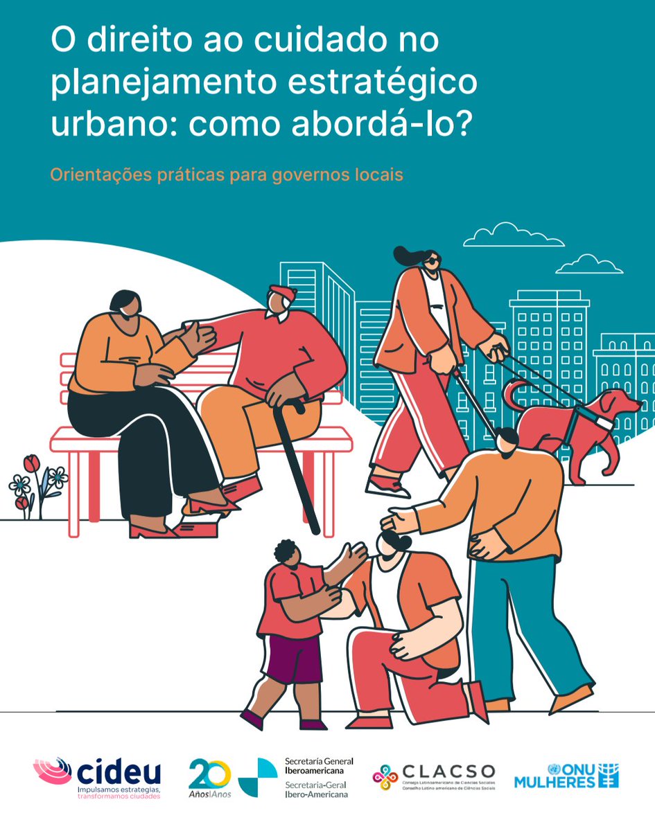 CIDEU's tweet image. 📘 Já está disponível o guia “O direito ao cuidado na planejamento estratégico urbano: como abordá-lo?”
Uma ferramenta prática para os governos locais que desejam incorporar o direito ao cuidado em seus processos de planejamento, com experiências inspiradoras de cidades. 🌍
🤝…