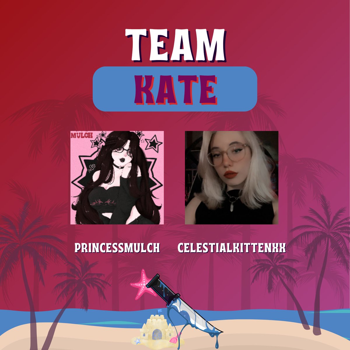 elestialkittenx's tweet image. I&apos;m super excited to announce that I&apos;ll be in my first EVER tournament on Sunday hosted by the amazing @Femmesofthefog! TEAM KATE w/ @princessmulch 🫶🏼💗