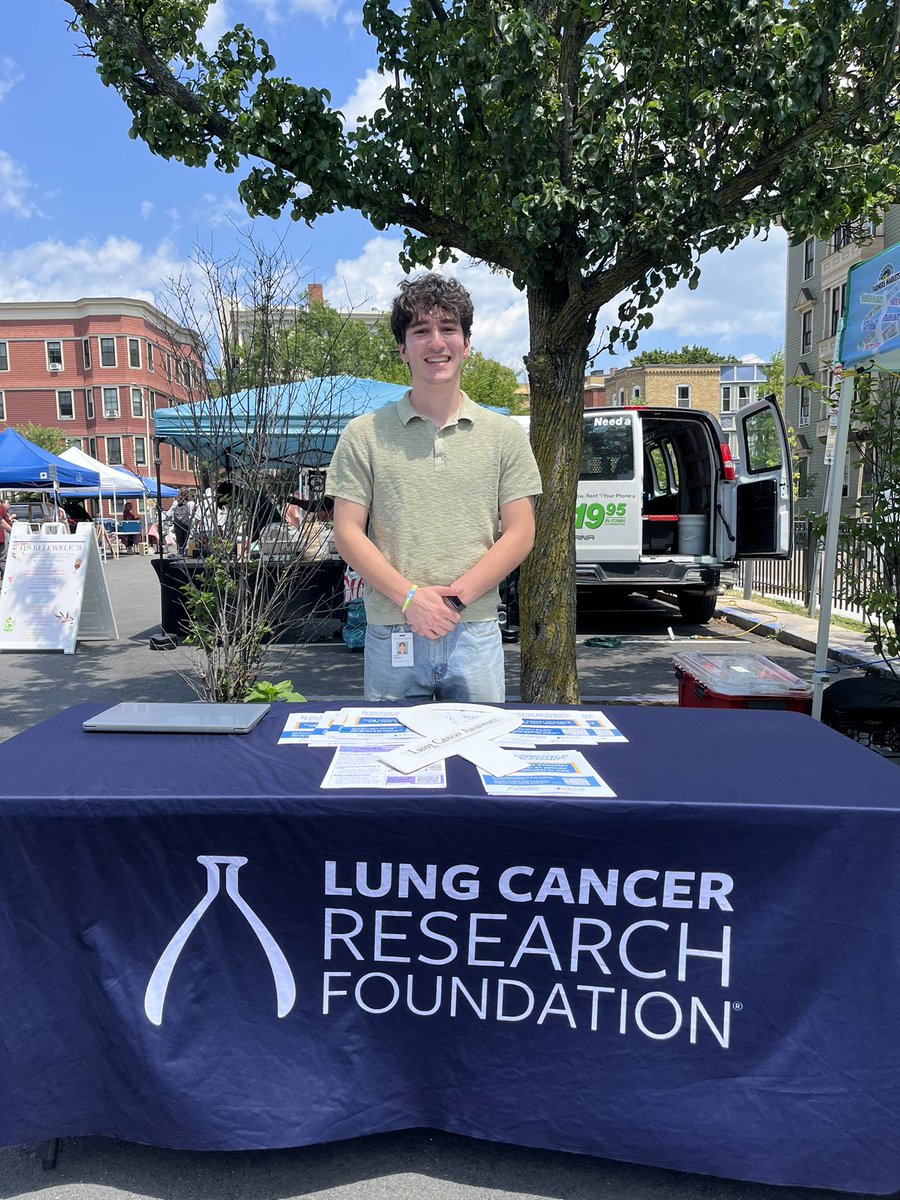 We loved running into Sam / <a href="/AmLungCSI/">ALCSI</a> in Cambridge! Sam was with Dr. Chi-Fu Jeffrey Yang’s group at MGH &amp; getting the word out about Dr. Yang’s INSPIRE study and lung cancer screening. ULC funded the INSPIRE study this past year &amp; Dr. Yang was our Fan Award winner in 2024!