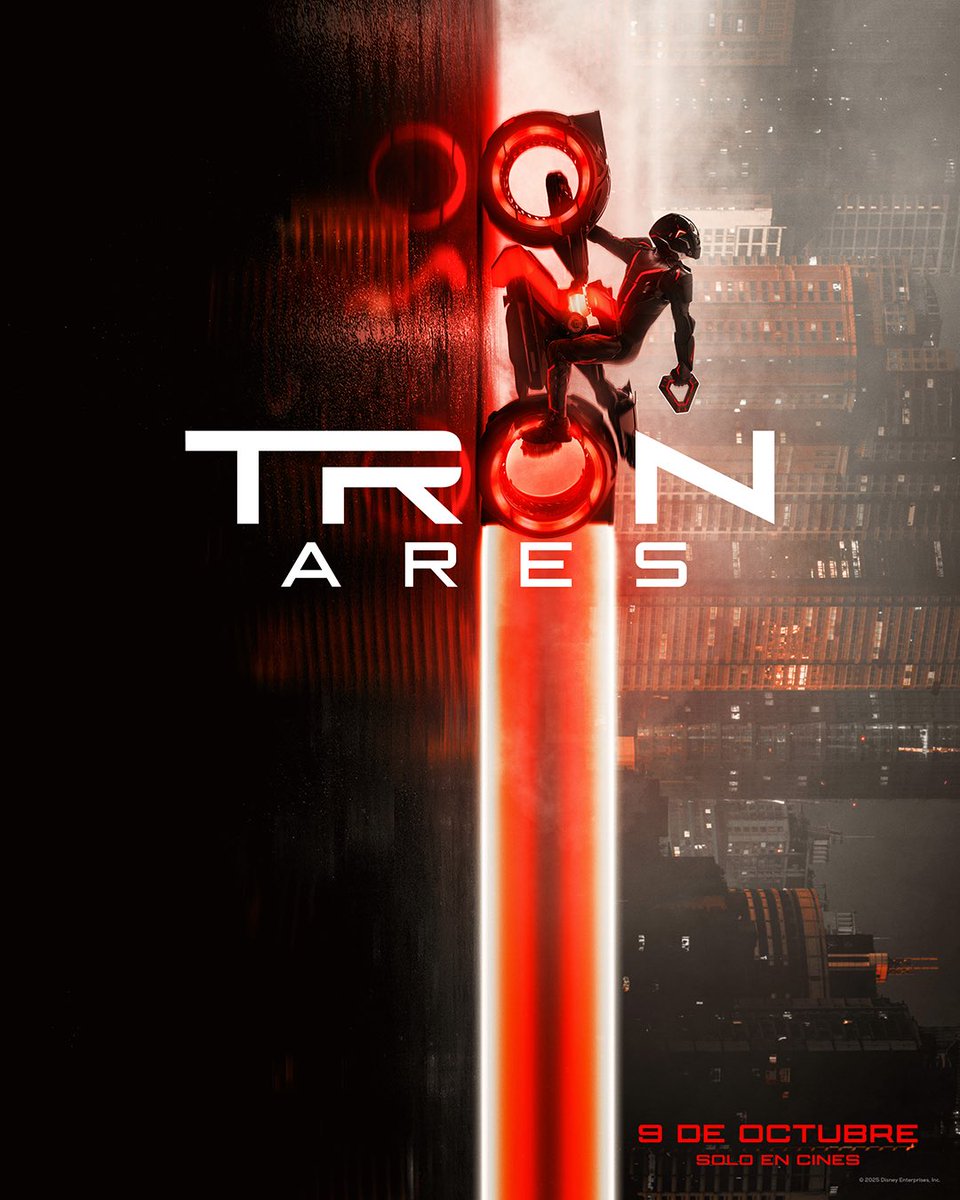 AnonBee_TL's tweet image. That’s the ironic thing: Leto actually revived Tron, as he’s the one that helped produce the movie by more than 50% its budget (presumably).

That’s why there’s no Disney logo on 'Tron Ares' material, as the studio is just distributing it.