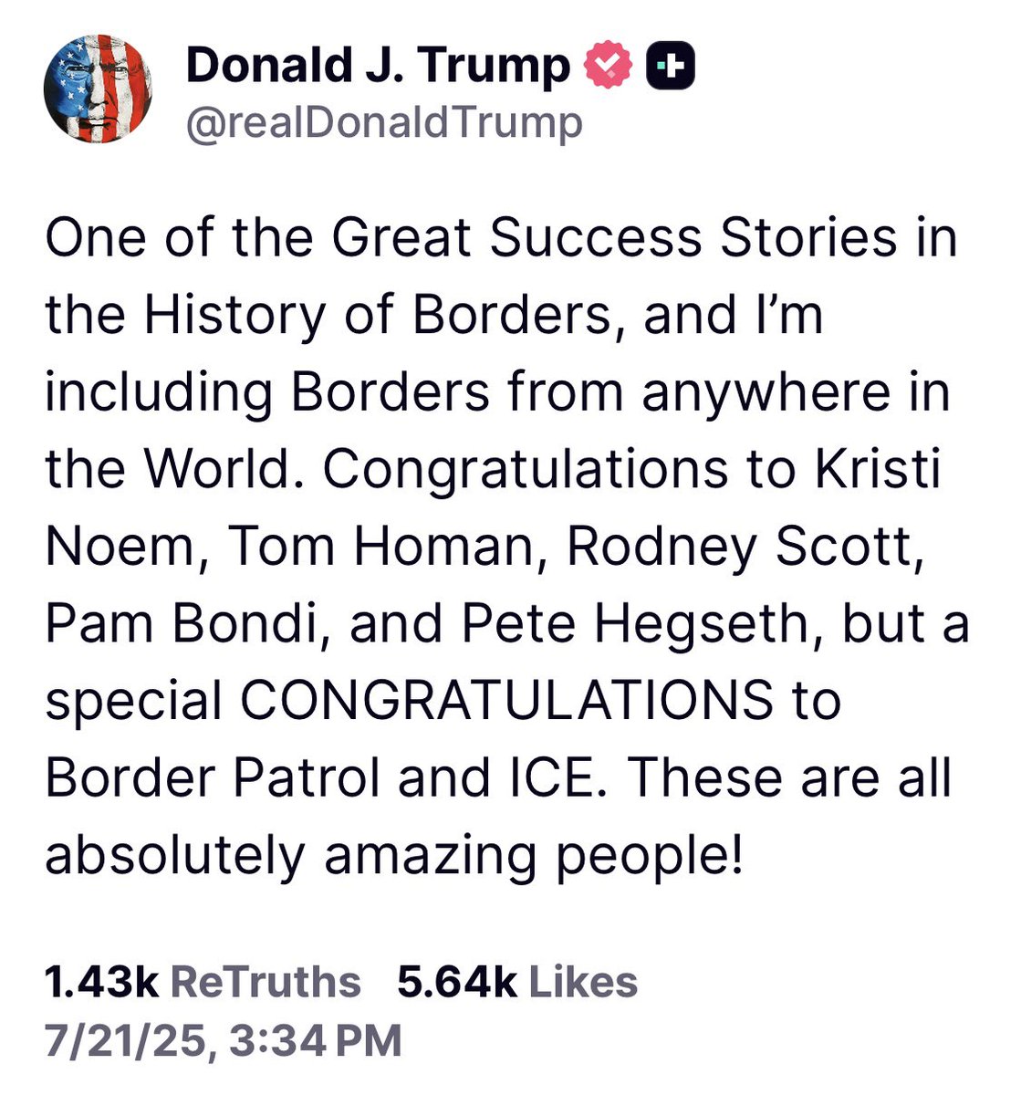 Yeah… plus no one wants to come here or even visit here. Also, nice try deflecting from Epstein and your other crimes.