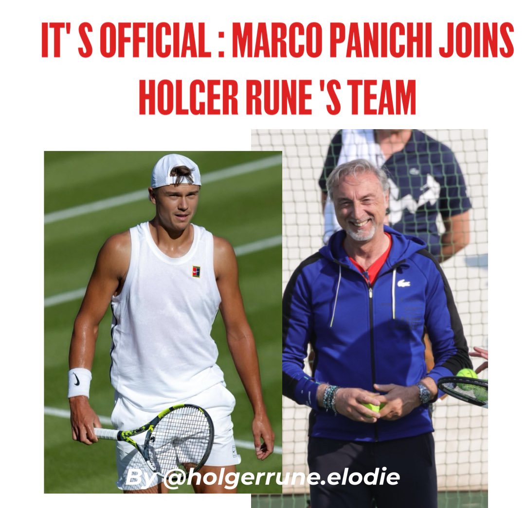 holgerrunelodie's tweet image. NEWS: Marco Panichi is Holger Rune’s new Fitness Coach
Known for shaping champions like Djokovic and Sinner, the “miracle man” of fitness is now teaming up with Holger for a new chapter.
He will officially start at the Cincinnati tournament (ATP 1000) in August
@holgerrune2003