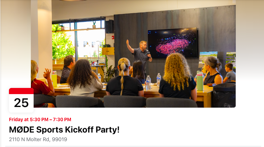 MODE_Basketball's tweet image. Join us for the MØDE Sports Kickoff Party this Friday, July 25th, 5:30-7:30pm. Open to everyone!!!