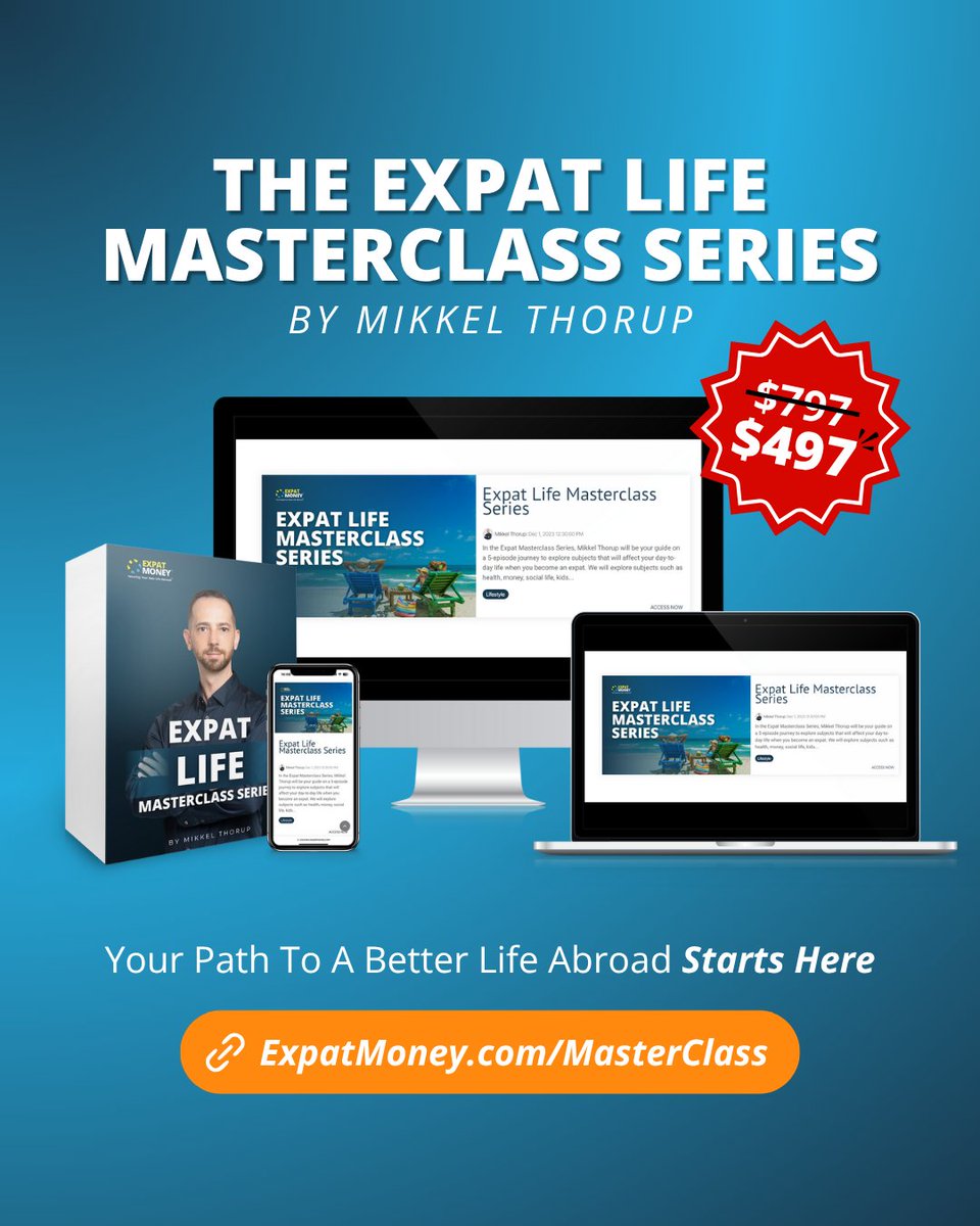 ThorupMikkel's tweet image. Are you contemplating a move abroad but feel overwhelmed by the unknowns?
Or perhaps you're already living overseas but facing challenges you didn't anticipate?
Embark on a transformative journey towards a successful and enriching life with the Expat Life Masterclass Series.…