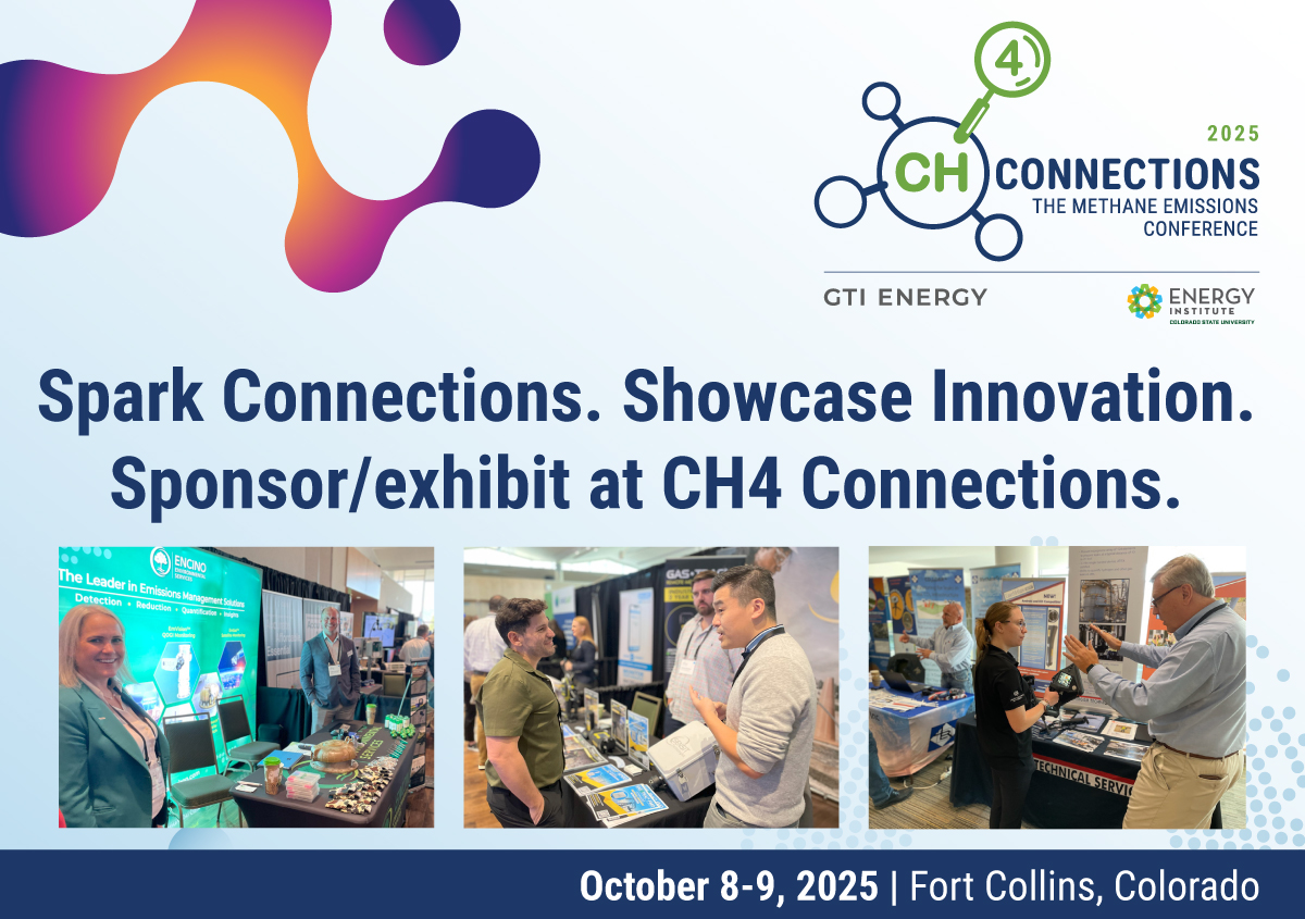 Ch4Connections's tweet image. Get involved in advancing methane solutions at #CH4Connections. Sponsor or exhibit to connect with leaders driving innovation in measurement, tech, and mitigation. Learn more: gti.energy/training-event…
Agenda coming soon. 👀 Follow us for updates!