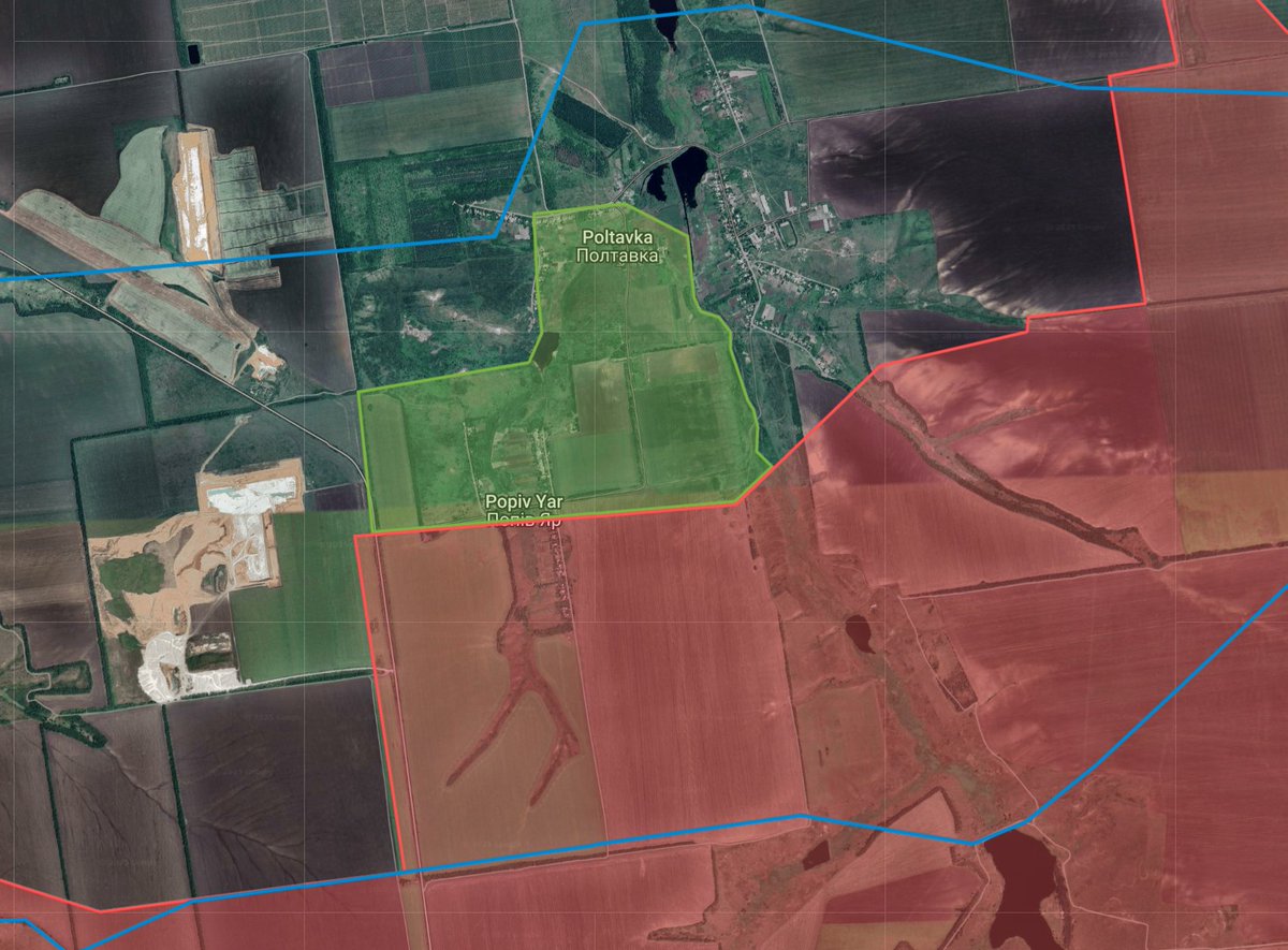 Kalibrated_Maps's tweet image. Russian forces have entered Poltavka, Pokrovsk direction.